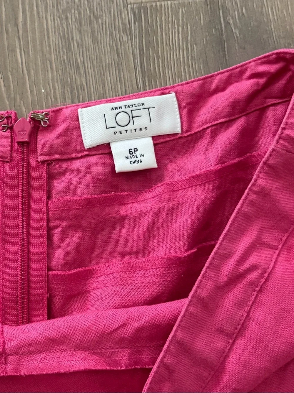 LOFT Pink A-Line Skirt